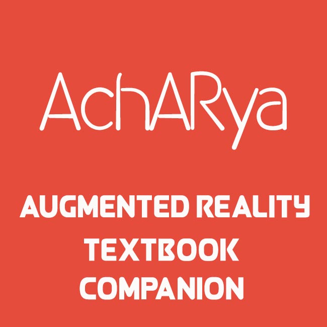 An Augmented Reality Textbook Companion App - AchARya, literally translates to teacher from Sanksrit. Built for the 32-Hour Startup Challenge in Unity3D, the app uses Vuforia SDK. Specific diagrams in the book are chosen and indexed, pointing the app camera on which displays interactive content like 3D models or videos. Date: August 2015 